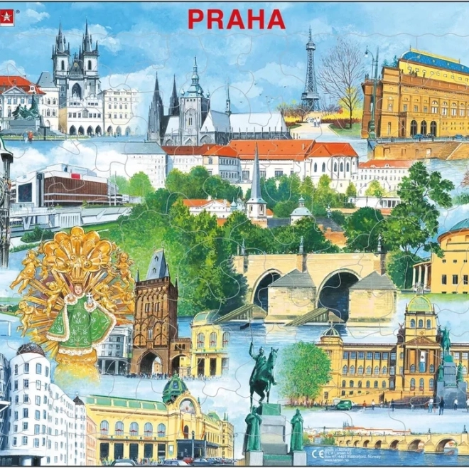 Puzzle Praha památky 66 dílků