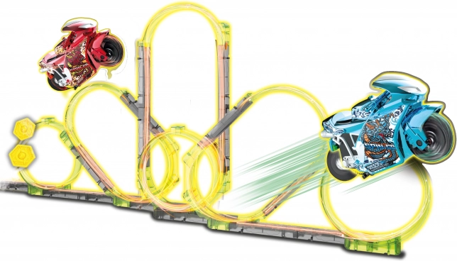 Spin and Build super dráha s dvěma motorkami