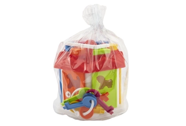 Vkládačka domeček plast s klíči