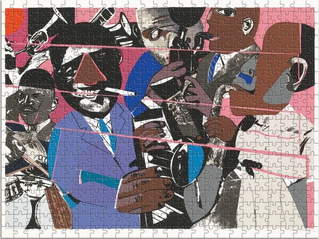 Oboustranné puzzle Romare Bearden x DreamYard 500 dílků