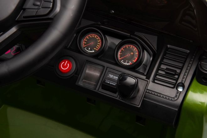 Dětské auto na dálkové ovládání off road zelené