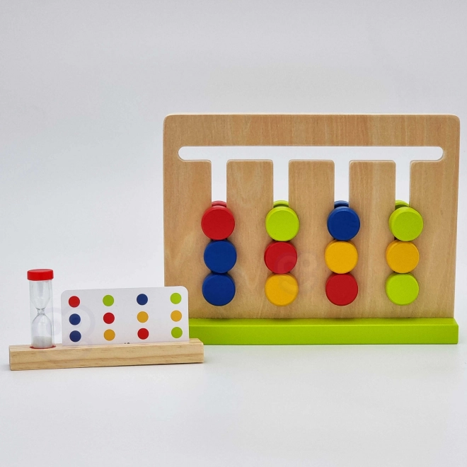 Logická hra barevné skládání TOOKY TOY