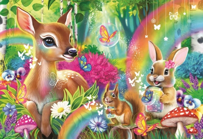 Puzzle Kamarádi z kouzelného lesa