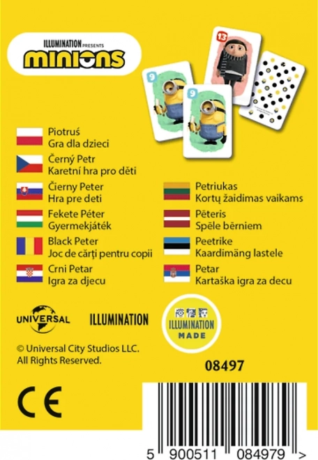 Dětská karetní hra Černý Petr Mimoni