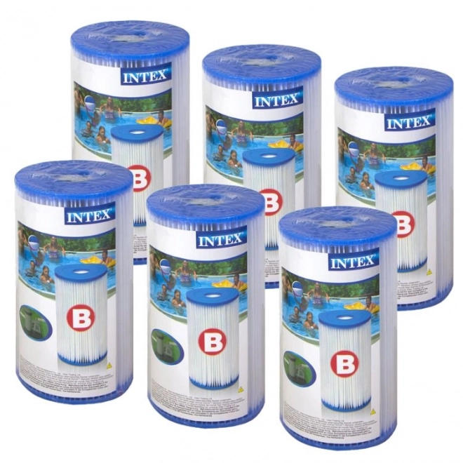 Sada filtrů Intex Typ B 6ks