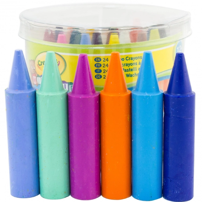 Dětské hrubé pastelky na svíčky 24 kusů Crayola