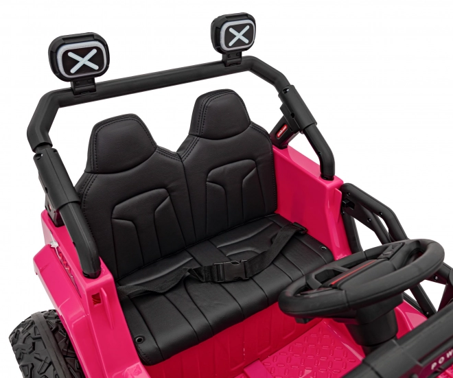 Off Road růžové dětské elektrické auto