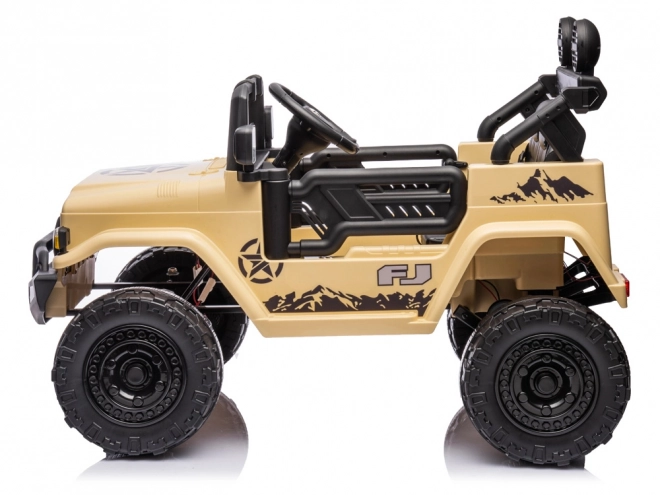 Elektrické autíčko Toyota FJ Cruiser pro děti – Béžová
