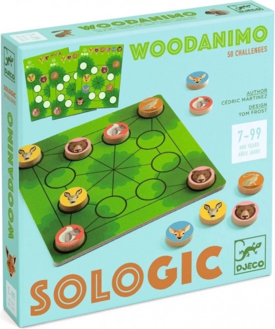 Djeco Dřevěná Logická Hra Woodanimo