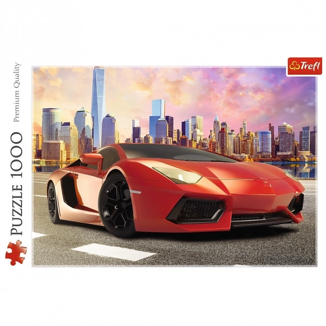 Puzzle 1000 dílků - Jízda při západu slunce Trefl
