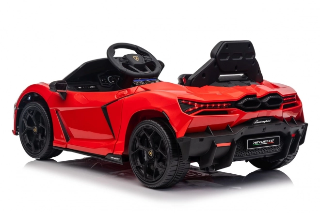 Dětské auto Lamborghini Revuelto červené