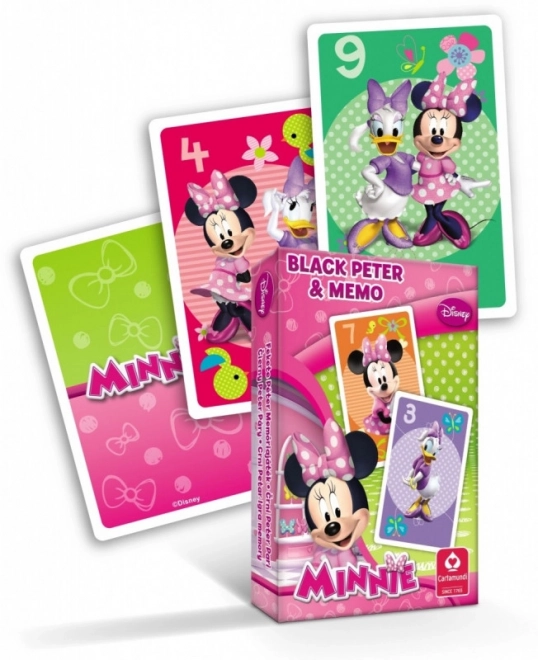 Karetní hra Černý Petr a Pexeso – Minnie Mouse