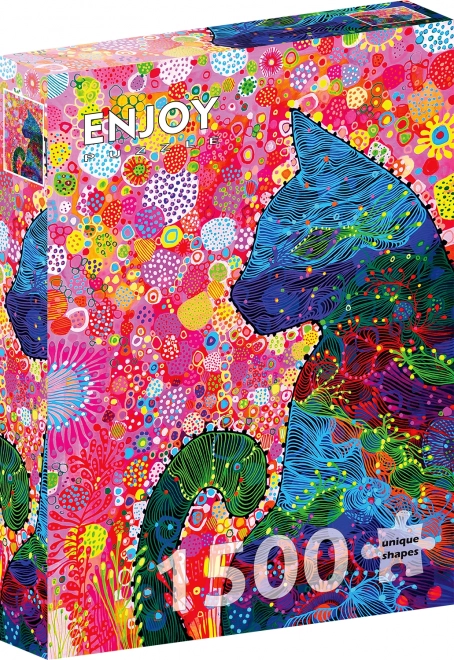 Puzzle Toulavá kočka 1500 dílků