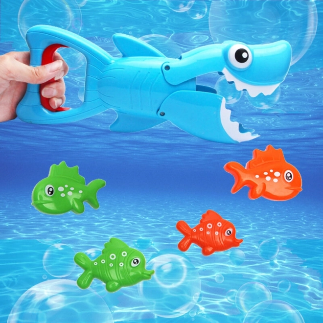 Koupelnová hra Shark Catcher Set Blue