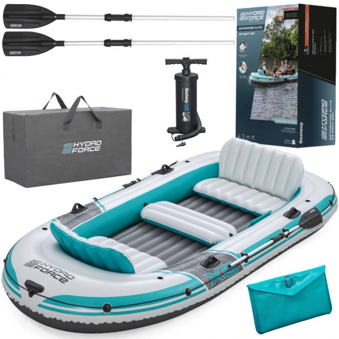 Bestway nafukovací ponton pro 5 osob 364 x 166 cm 65159 Modrá barva