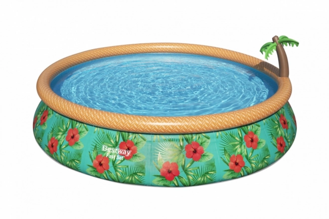 Nafukovací bazén s tropickým sprayerem Bestway 457 x 84 cm