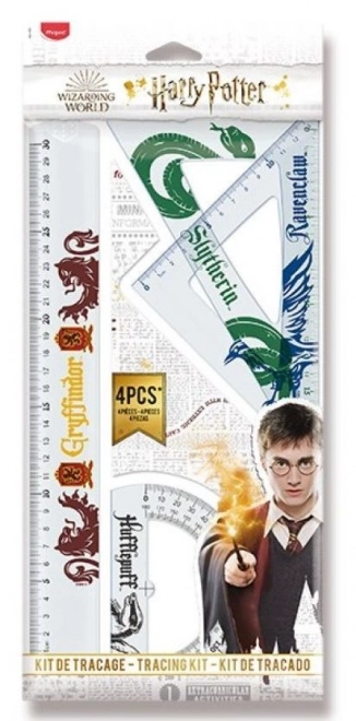 MAPED Sada pravítek Harry Potter 4ks