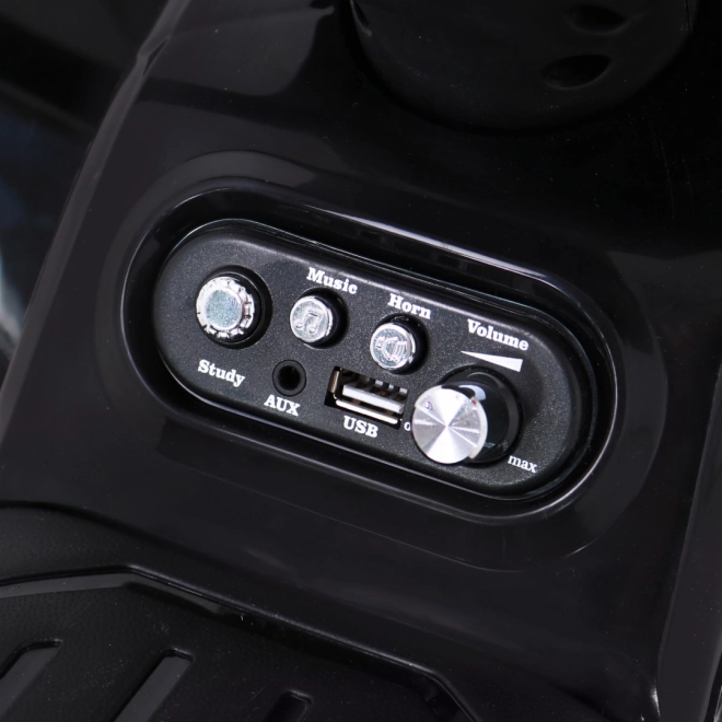 Dětská bateriová čtyřkolka Storm + 25W motor + MP3 USB + LED dioda – Černá