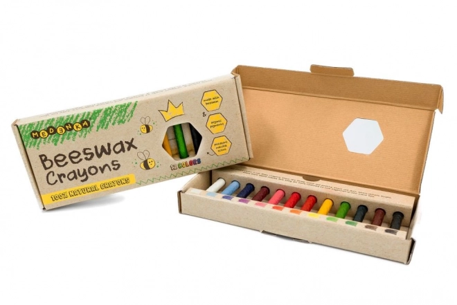Medenka voskové pastelky - 12 kusů