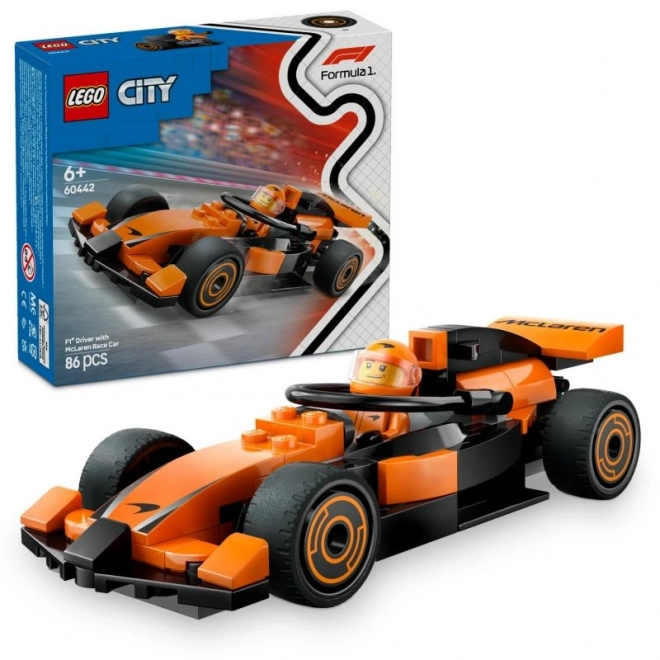 LEGO® City 60442 Jezdec F1 se závodním vozem McLaren