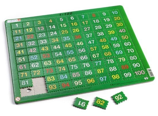 Larsen výukové puzzle Počítání do 100