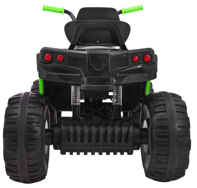 Čtyřkolka ATV 2,4GHz na baterie pro děti + Dálkové ovládání + Kola EVA + Rádio MP3 + Startování zdarma – černo-zelená