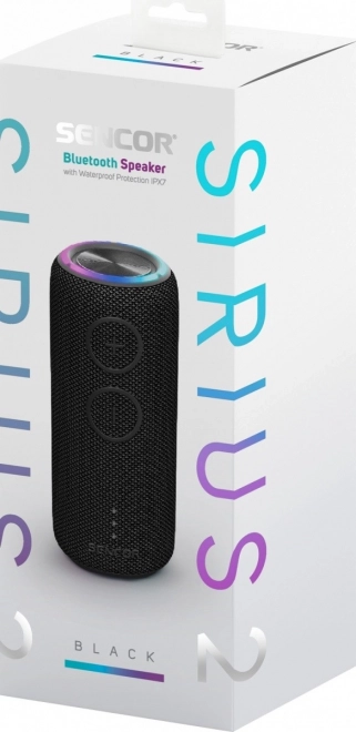 Bezdrátový Bluetooth reproduktor Sencor Sirius 2 s LED osvětlením a funkcí TWS