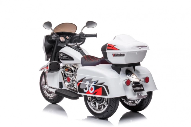 Nabíjecí tříkolová motorka Goldwing White
