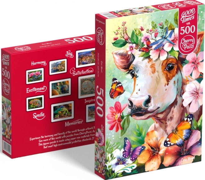 Puzzle CHERRY PAZZI Páni, kráva! 500 dílků
