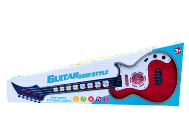 Elektrická kytara pro děti Lights Melodies Red