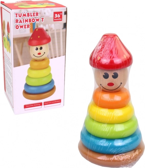 Dřevěná věž pro děti 17 cm