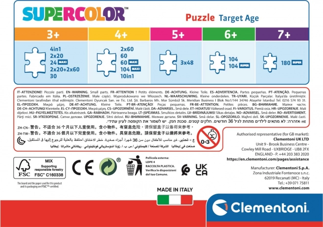 CLEMENTONI Puzzle Disney klasika 60 dílků