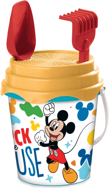 Kyblík s nářadím Mickey Mouse 17 cm