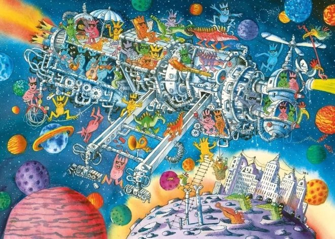 Puzzle Mimozemšťané vítáni 1000 dílků