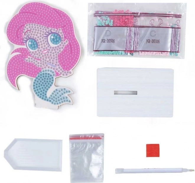 Diamantové malování Princezny: Ariel