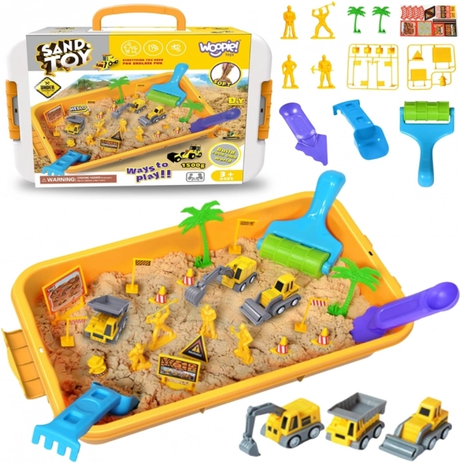 Kinetický písek Stavební set XXL Woopie