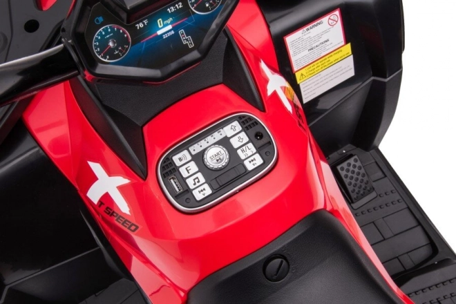 Dětská elektrická čtyřkolka Red Race 24V