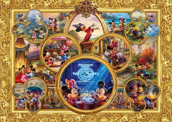 Puzzle koláž Mickey a Minnie 2000 dílků