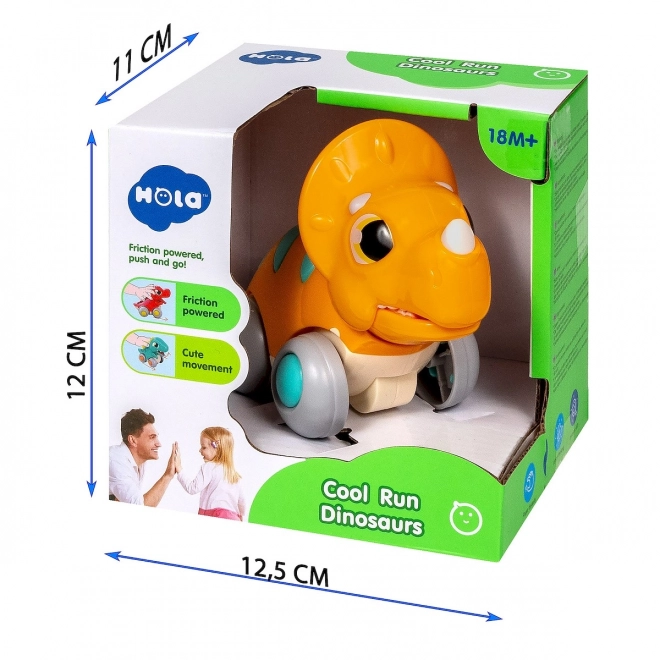 Interaktivní dinosaurus na kolečkách