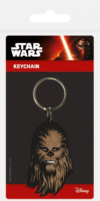 Klíčenka gumová s motivem Chewbacca - Star Wars
