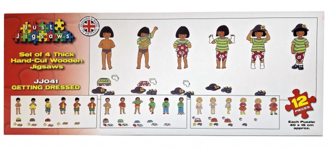 Just Jigsaws Oblékání - dřevěné puzzle pro děti