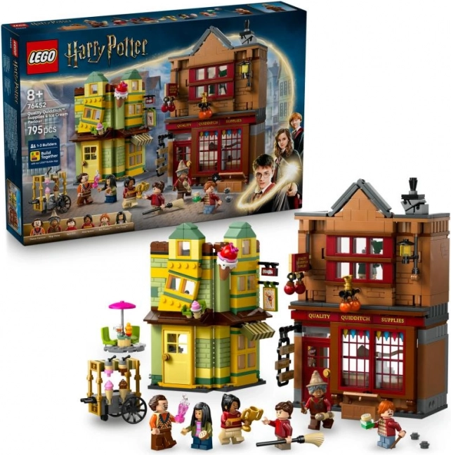 Prvotřídní potřeby pro famfrpál a zmrzlinářství LEGO Harry Potter