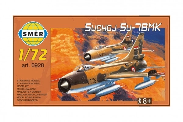 Model Suchoj Su-7 BMK 23x13cm v krabici 25x14x4,5cm