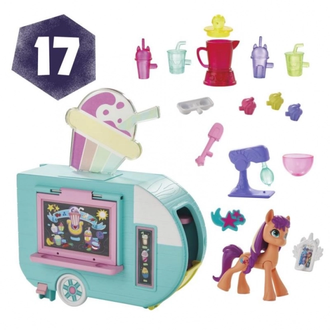 My Little Pony Sunny a vůz se smoothie