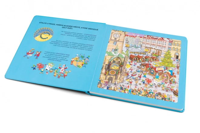 Praha – Puzzle, omalovánky a kvízy pro děti
