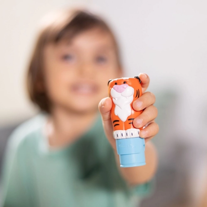 Sticker WOW! Knížka a razítko s nálepkami - Tygr