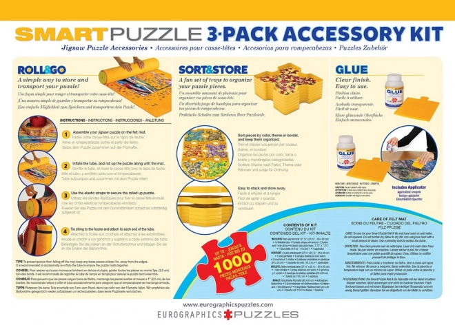 EUROGRAPHICS Sada příslušenství pro skládání puzzle 3v1