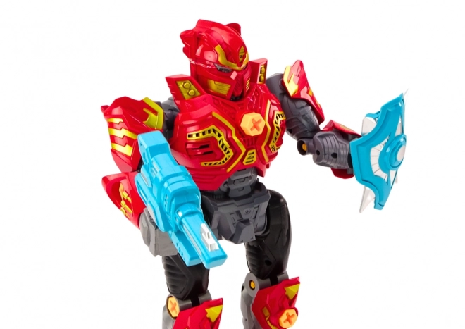 Šroubovák Robot zbraň vrtačka Světla Zvuk Červená