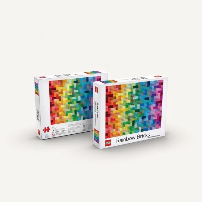 Puzzle duhové kostky s 1000 dílky od LEGO
