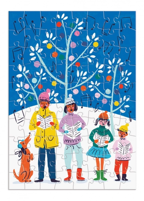 Adventní kalendář s puzzle Galison - 12v1